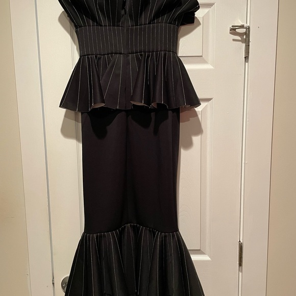 ASOS Strapless Peplum Mermaid Midi Dress (6) - Picture 10 of 11